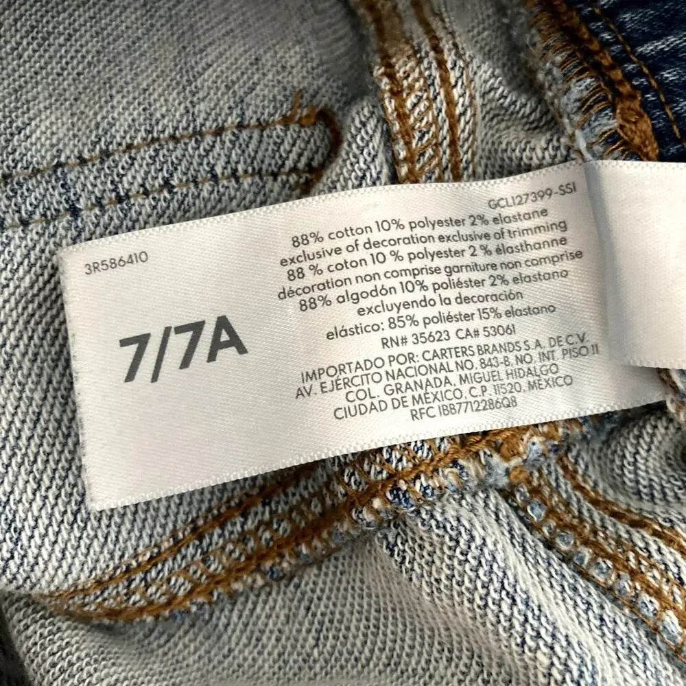 Carter's Pull On Denim Joggers 7